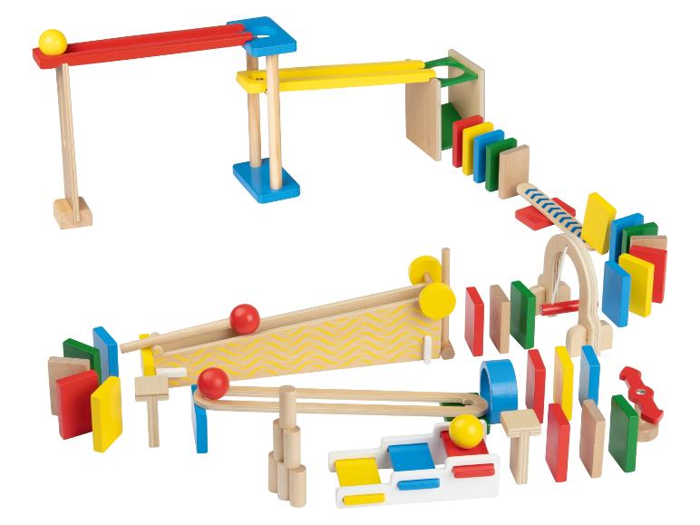 Houten knikkerbaan