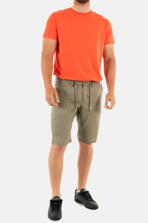 Shorts bermudas Benson & Cherry bron kaki