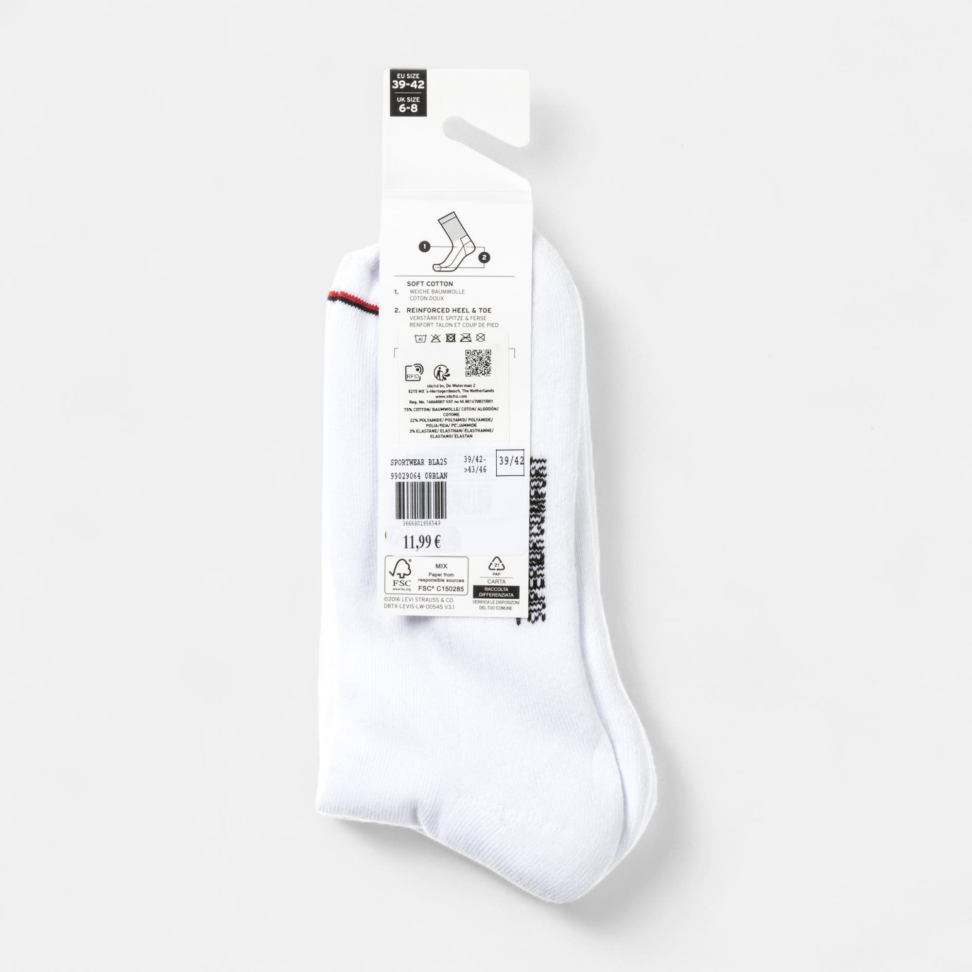 Chaussettes Homme blanc