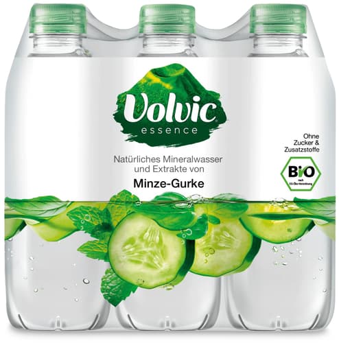 Volvic BIO Essence Minze-Gurke 6x0,75 l PET (EINWEG)