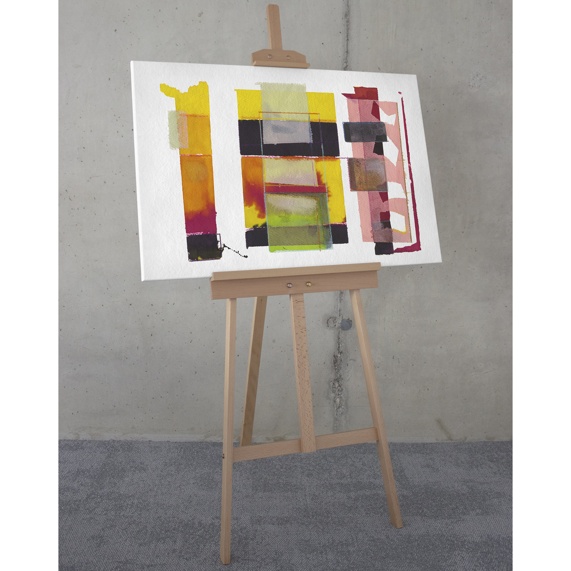 Keilrahmenbild CHEERING - bunt - 60x90 cm