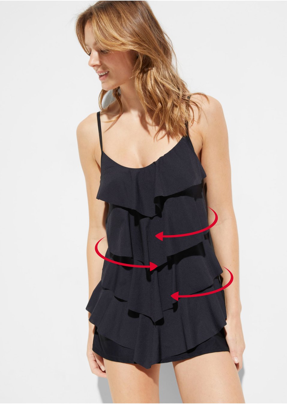 Robe de bain sculptante avec effet sculptant modéré