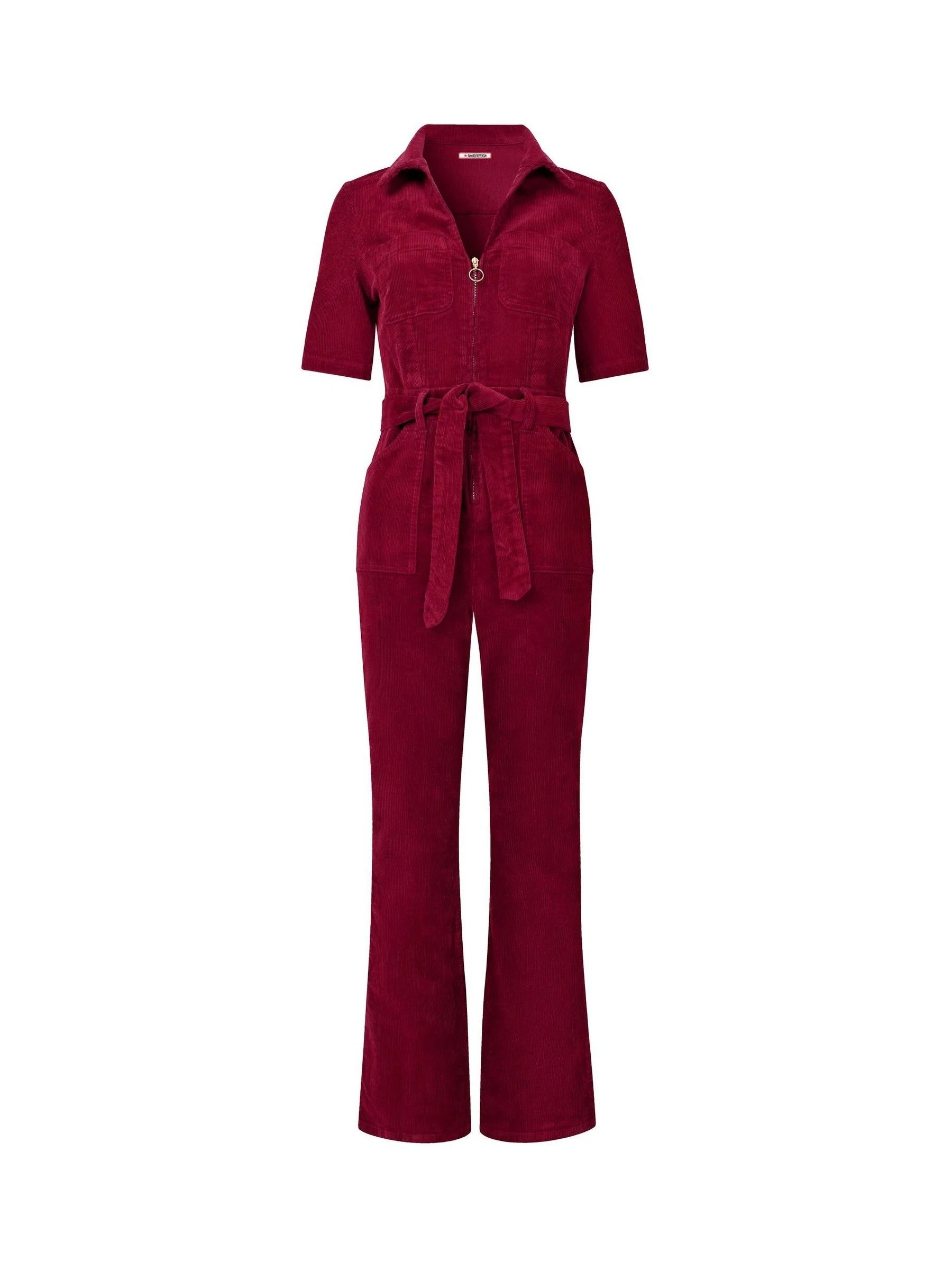 Joe Browns Belted Bootcut Cord Jumpsuit