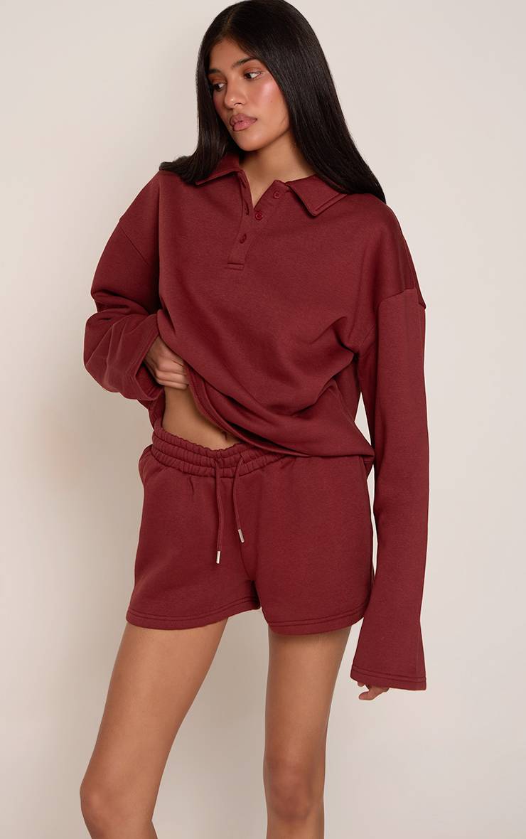 Marron Short De Jogging Léger