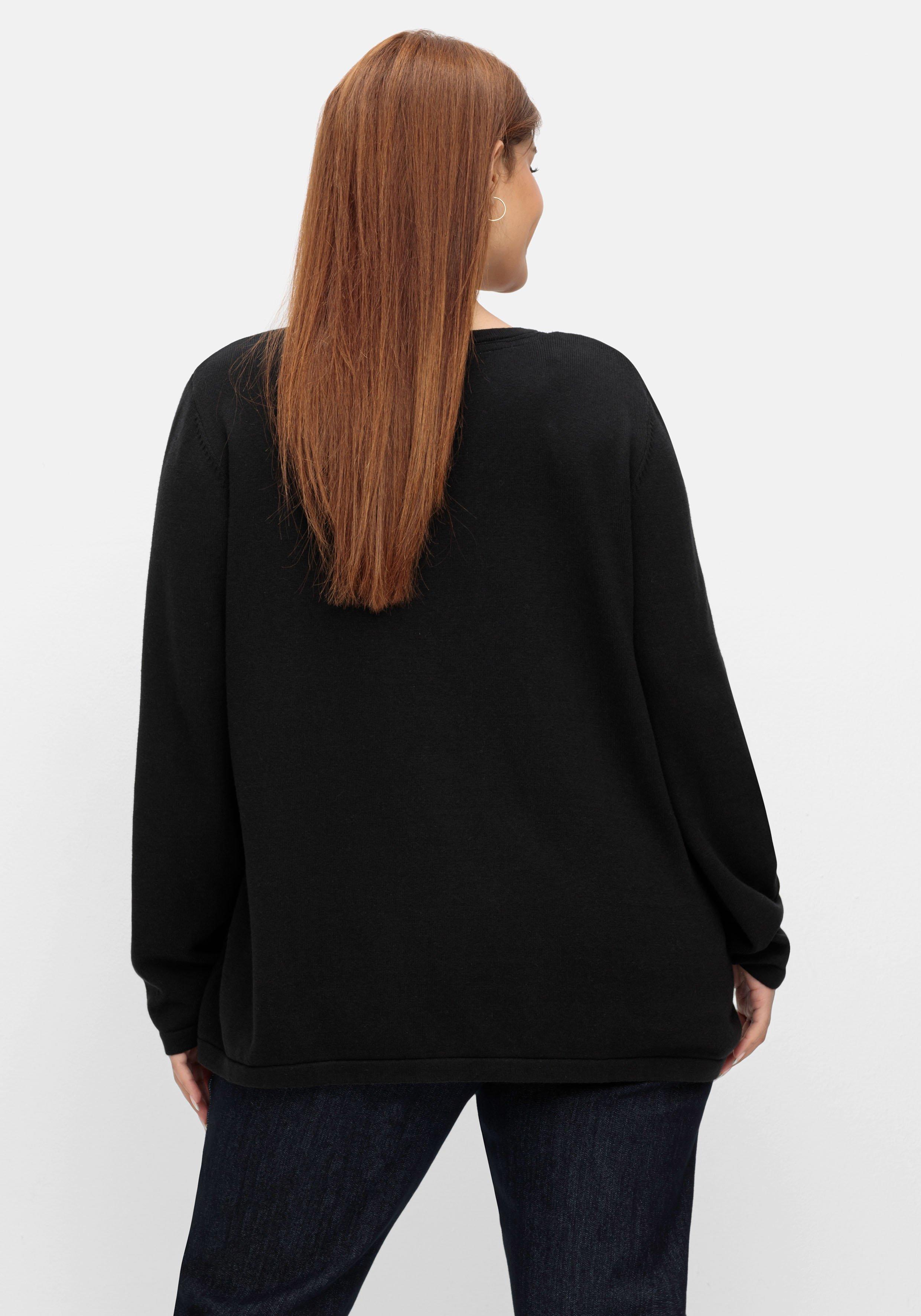 Pullover mit V-Ausschnitt, in Petite Passform