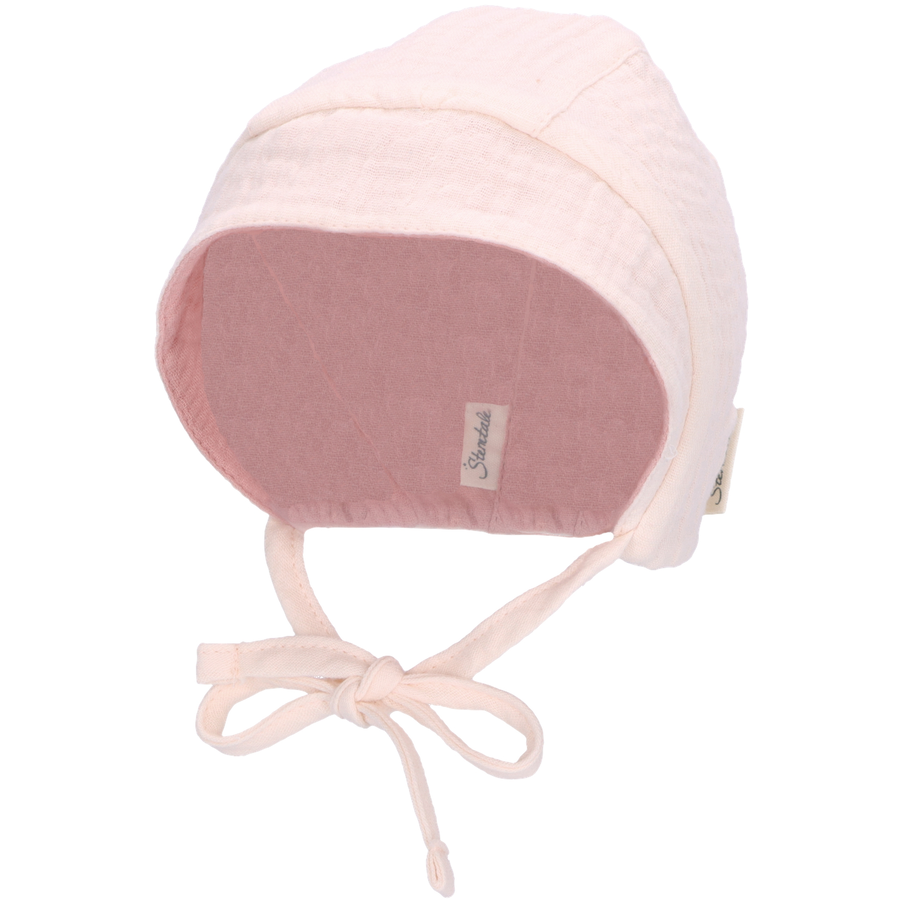 Sterntaler Wende Baby Mütze Uni zartrosa