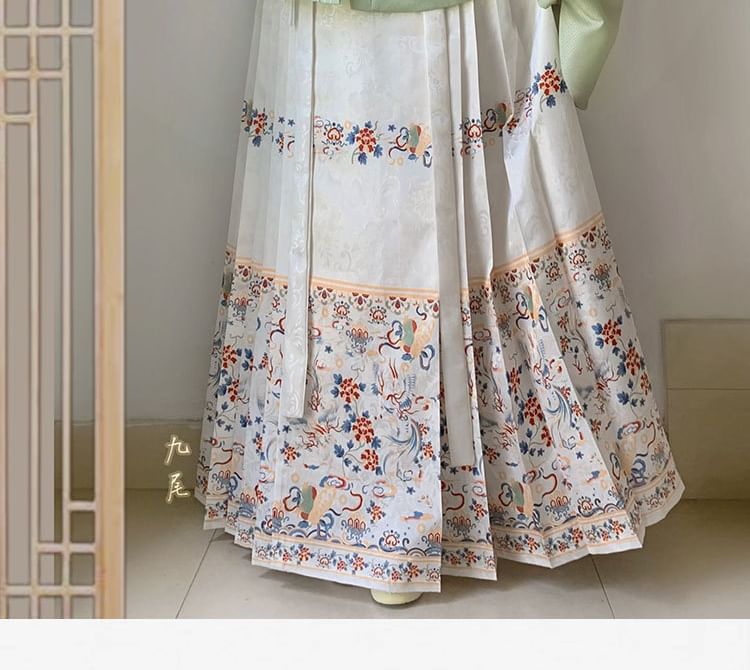 Francoix - Bloemen Hanfu Kostuumset