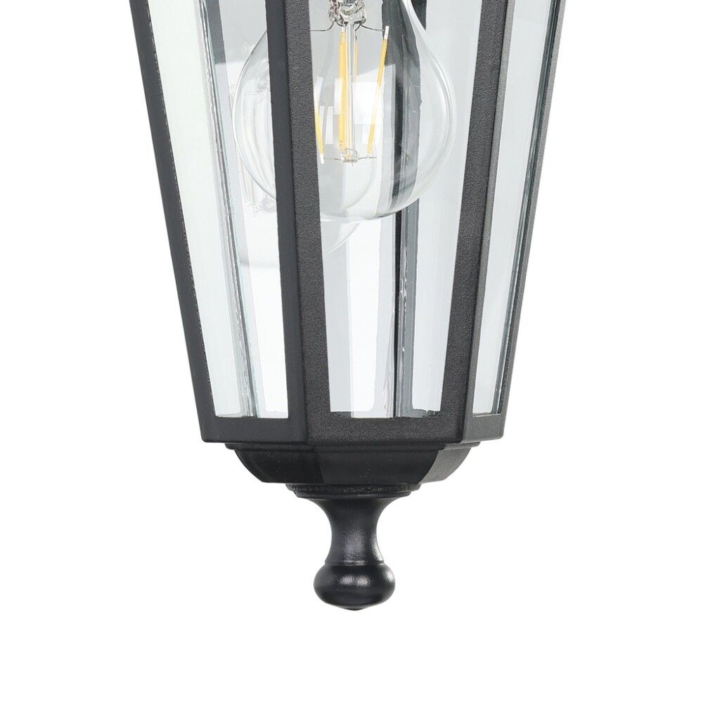 VEGGLAMPE EGLO LATERNA 4 NEDVENDT SORT