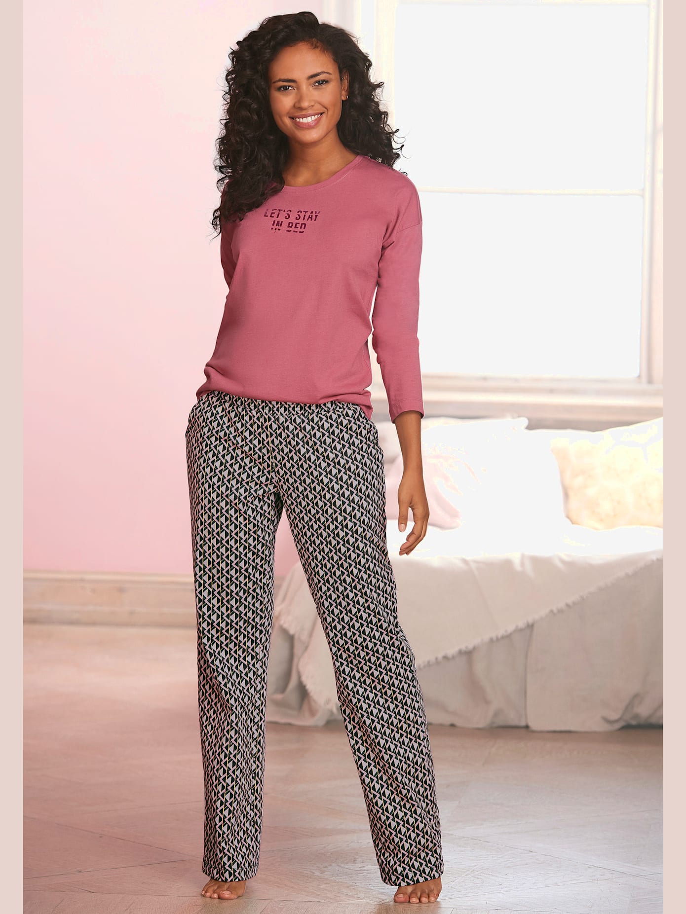 Pyjama avec ceinture smockée extra-élastique