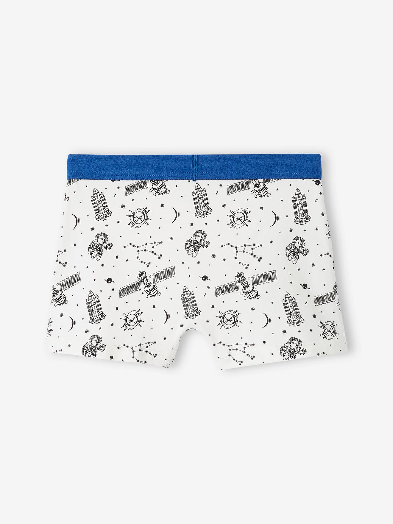 Pacote com 5 cuecas boxer elásticas 