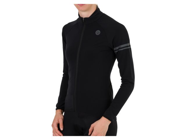 AGU Essential Thermo Langærmet Cykeltrøje Til Kvinder Sort