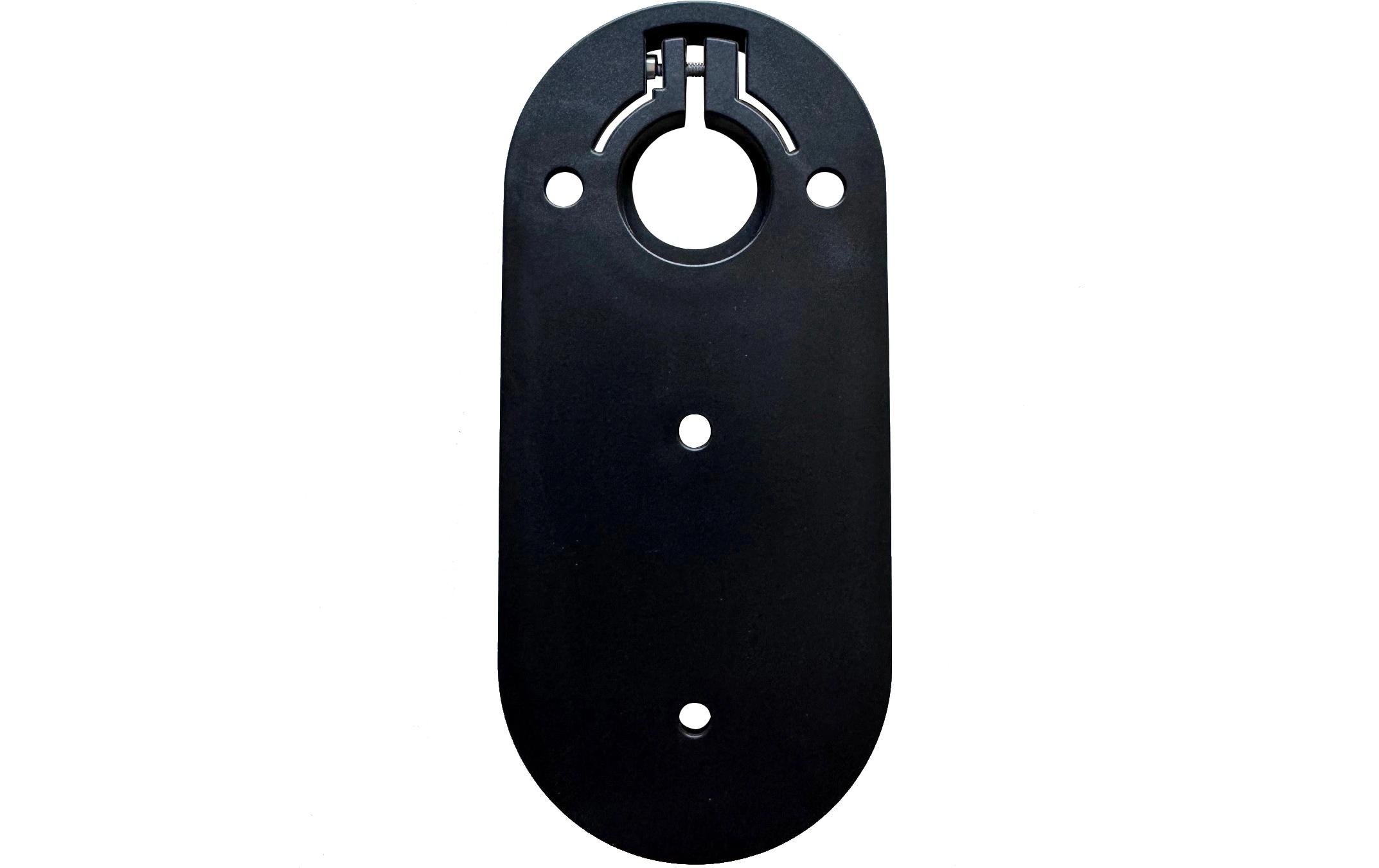 Montageplatte Umbausatz Smart Lock G30 CH addition SchwarzErsatz Montageplatte für CH Rundprofilzylinder