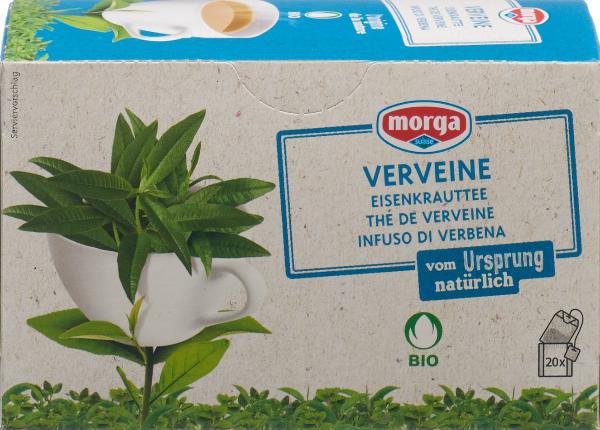 MORGA Eisenkrauttee Tees mit Hülle Bio Knospe Btl 20 Stk