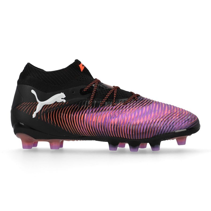 PUMA Future 8 Ultimate AG Unlimited - Noir/Blanc/Glowing Red Femme