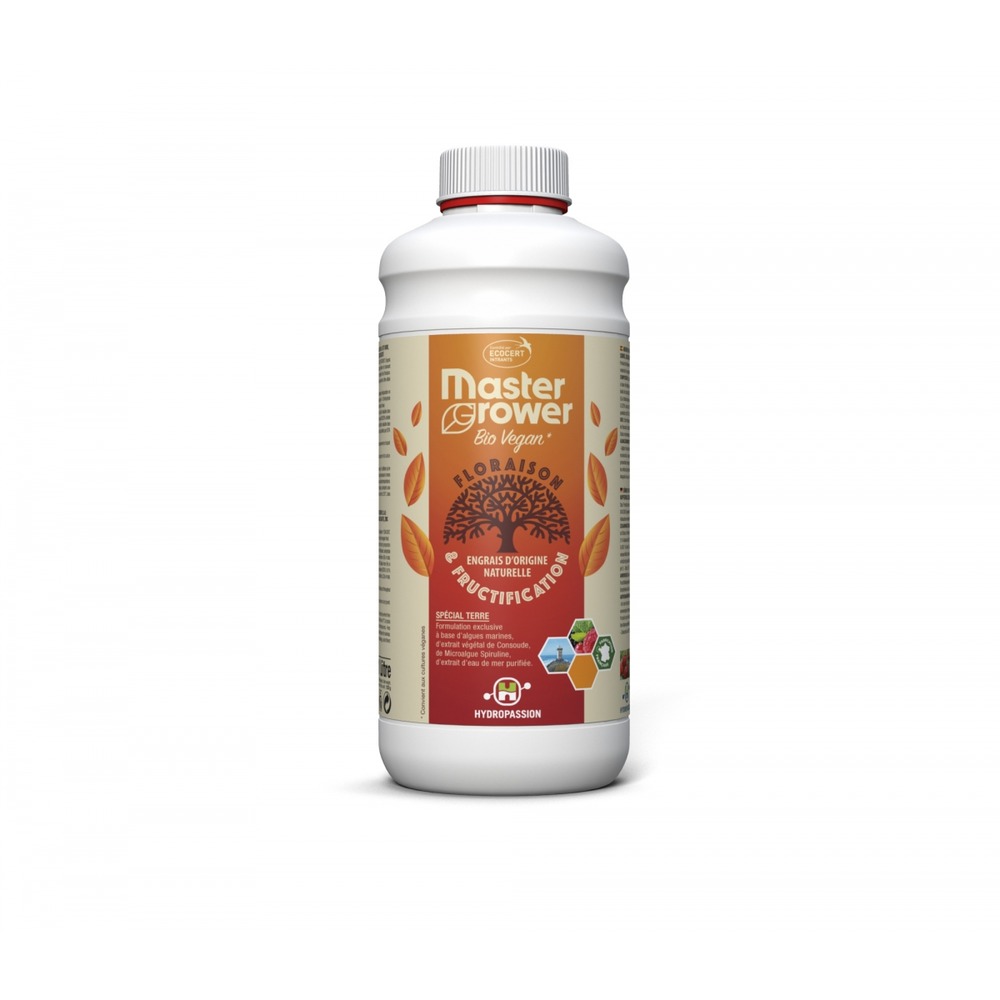Engrais bio vegan bloom 1 litre master grower