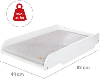 Roba Stellebord inkl. Roba Style Stellematte, White/Grey