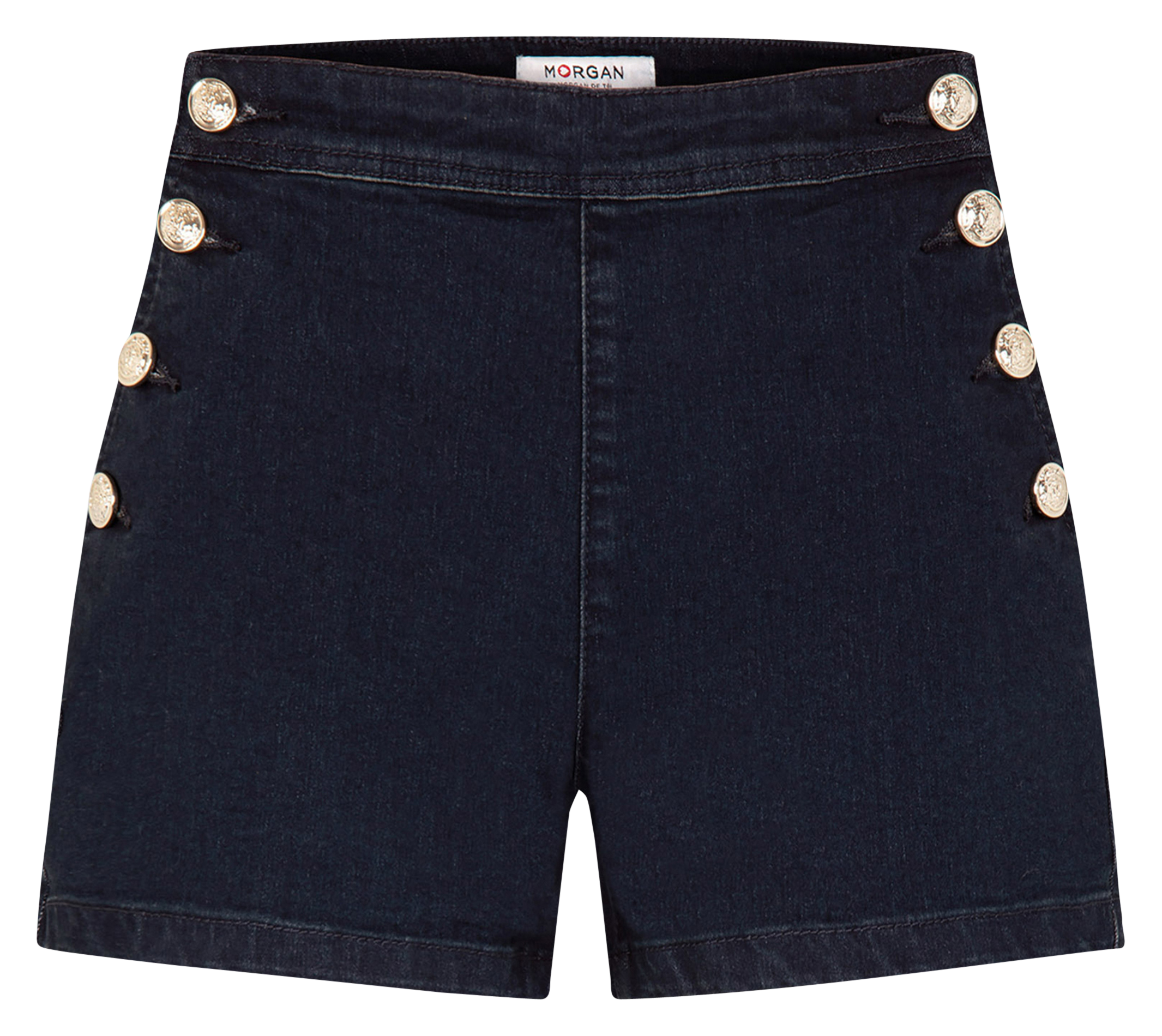 SHIVAL - Short ajusté en jean | Bleu