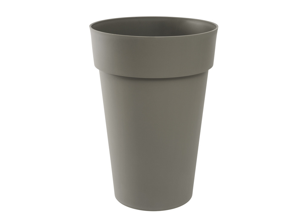 Pot de fleur rond toscane ø 46 x h.65 cm - taupe