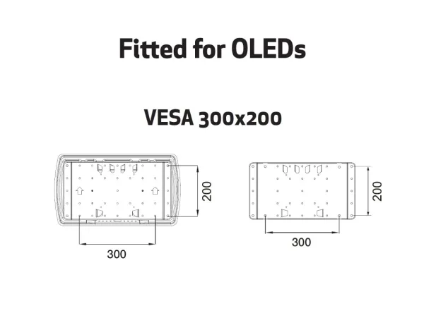 Multibrackets M VESA Super Slim Tilt & Turn Plus HD - Monteringssæt (drejelig arm) - for fladt panel - sort - skærmstørrelse: 42