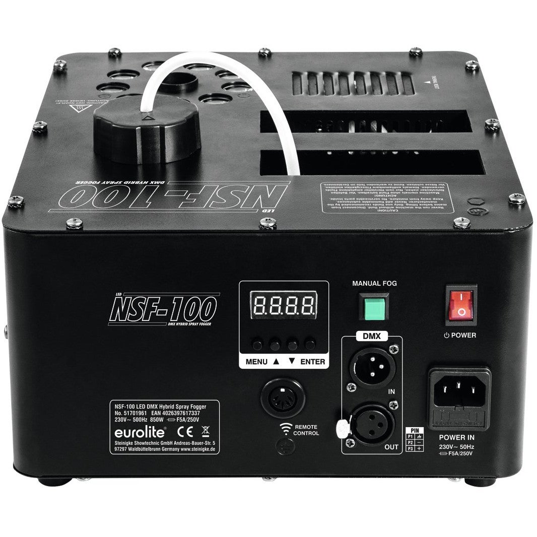 Eurolite NSF-100 LED DMX Hybrid verticale rookmachine