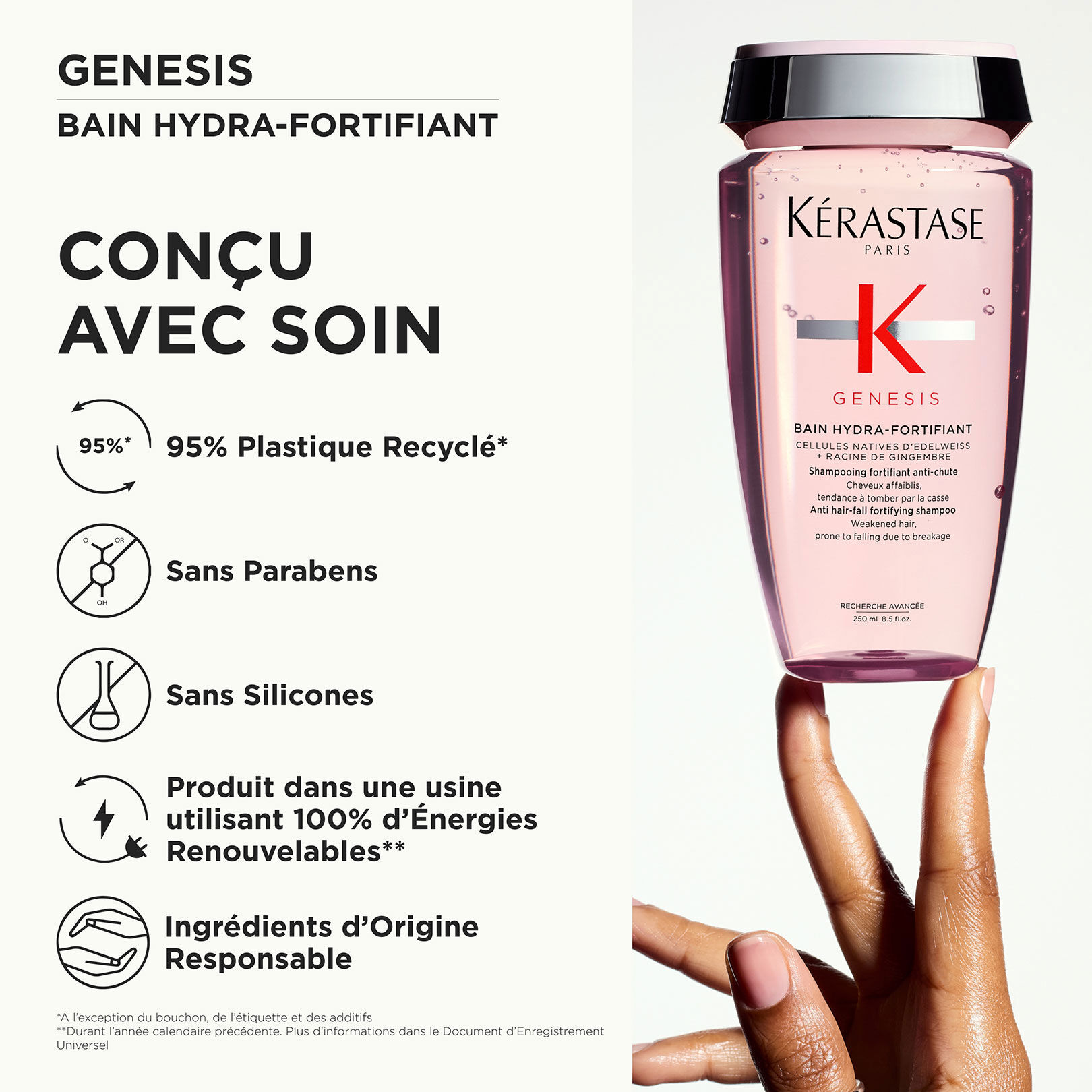 Duo réparation cheveux fragilisés Genesis