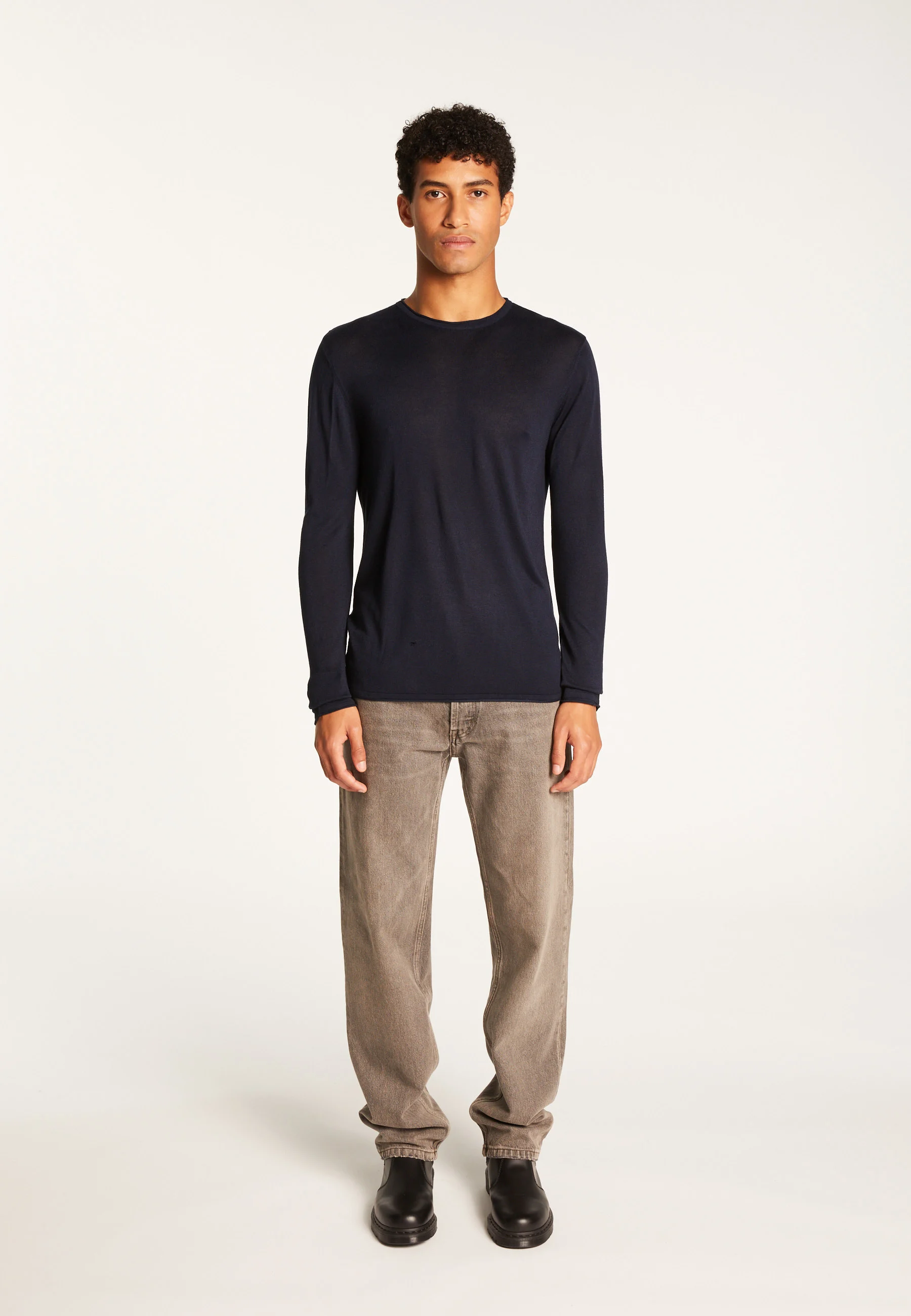 TAFFY - Pull en fibre de bambou cachemire | Bleu
