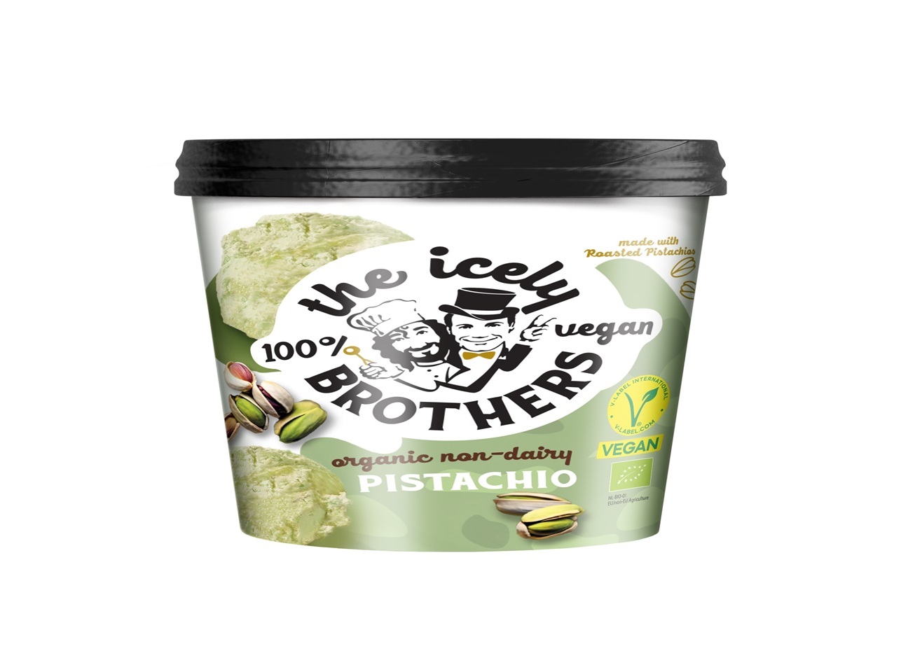 GELADO THE ICELY BROTHERS PISTÁCHIO BIO VEGAN 460ML