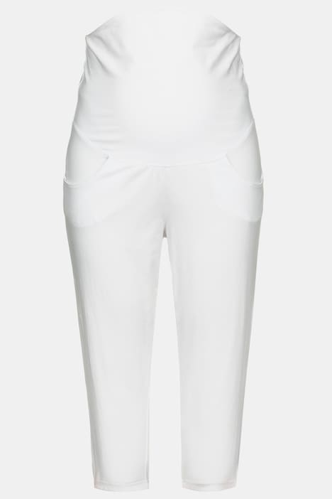 Bellieva-Caprihose, Umstandshose, Elastikbund, Biobaumwolle, GOTS