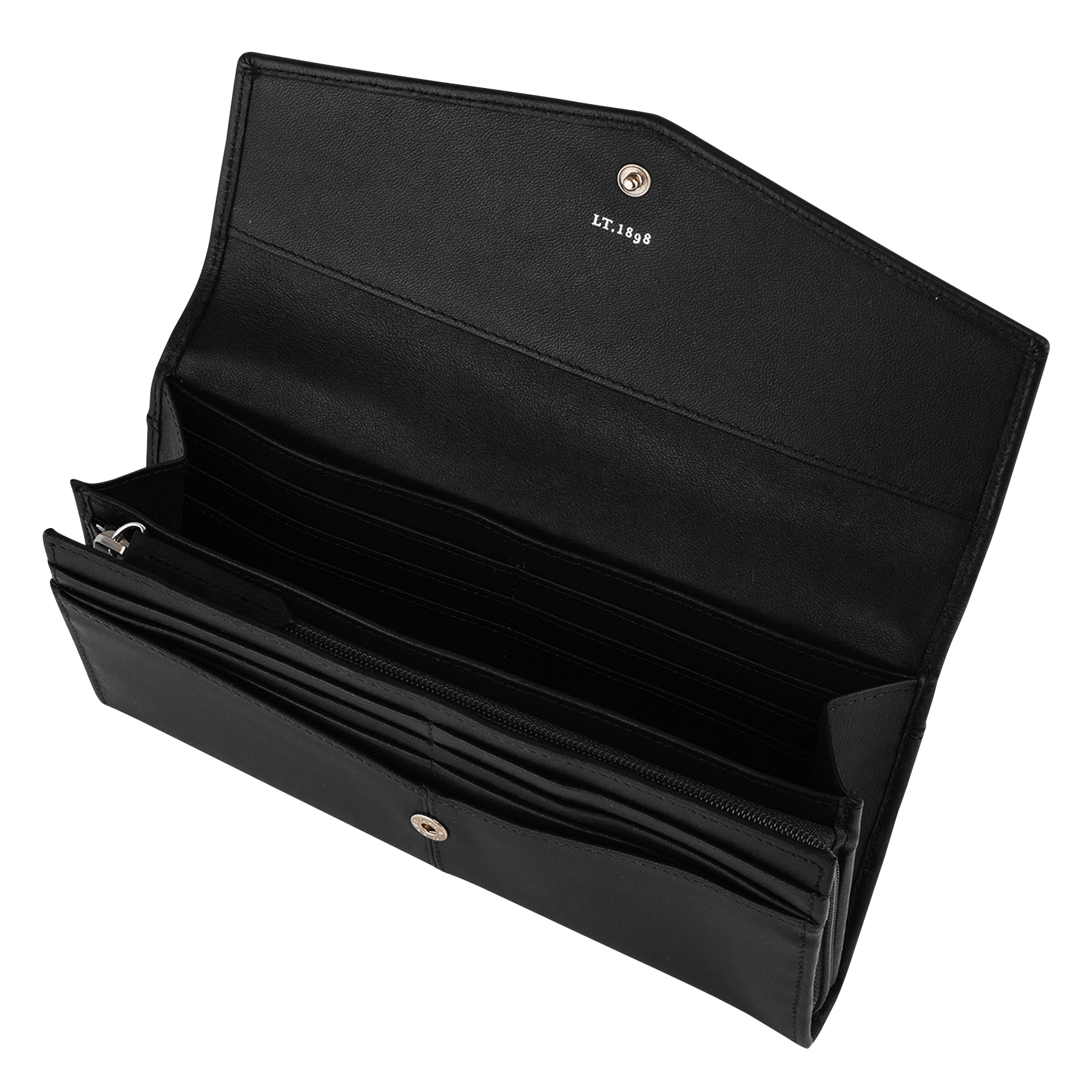 CHARLOTTE - Compagnon en cuir lisse | Noir