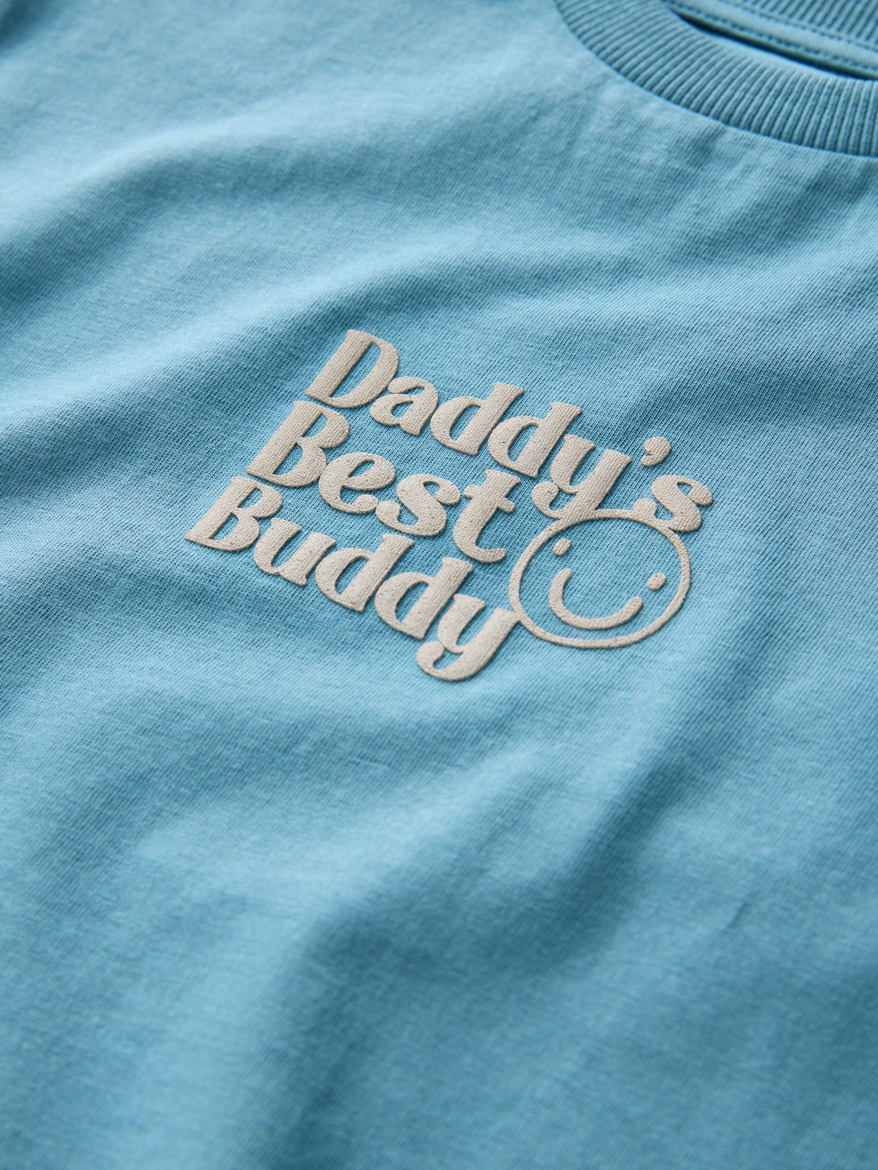 Blue Daddys Best Buddy - T-shirt met lange mouwen en print (3mnd-8jr)