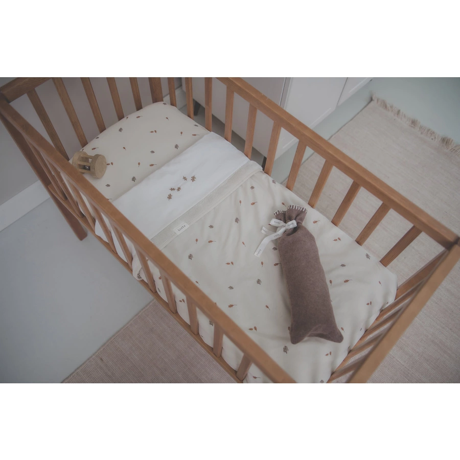 koeka Baby Spannbettlaken Forest Treasures Weiß