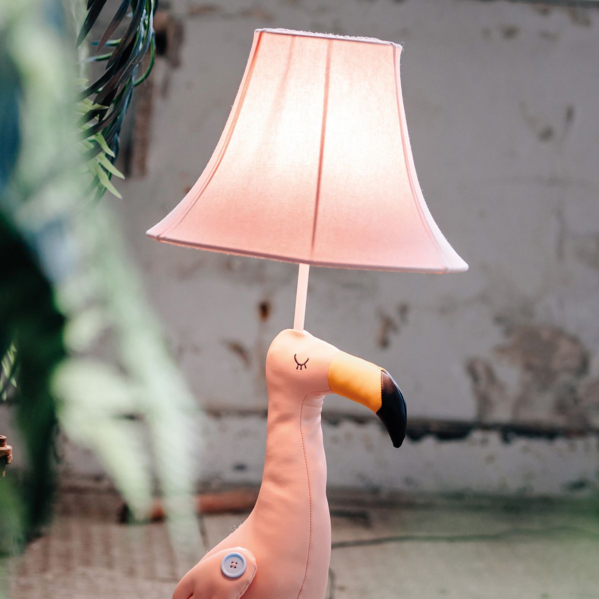 Kinder tafellamp flamingo roze - Mingo