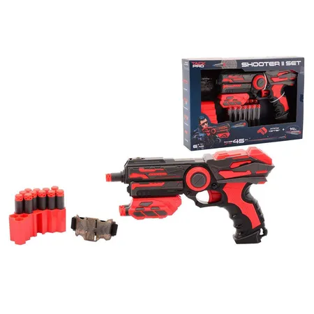 Johntoy Tack Pro Shooter 2 mit 14 darts und Zubehör