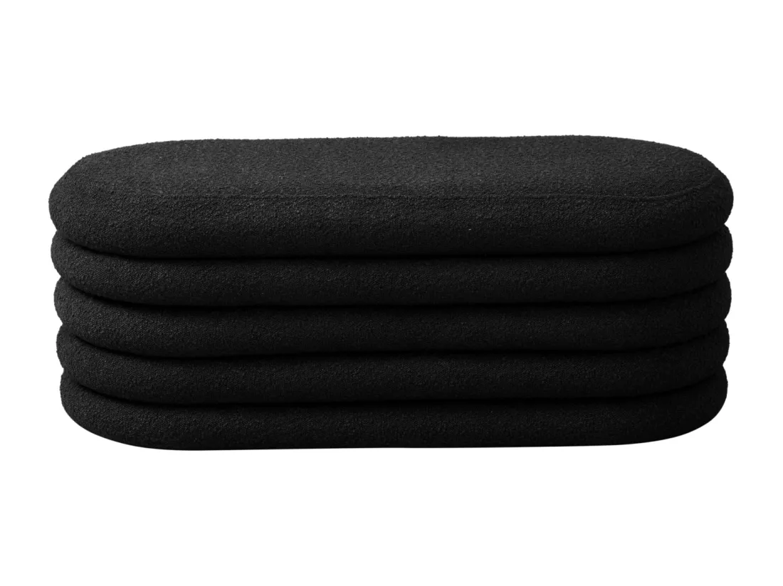 Pouf avec espace de rangement