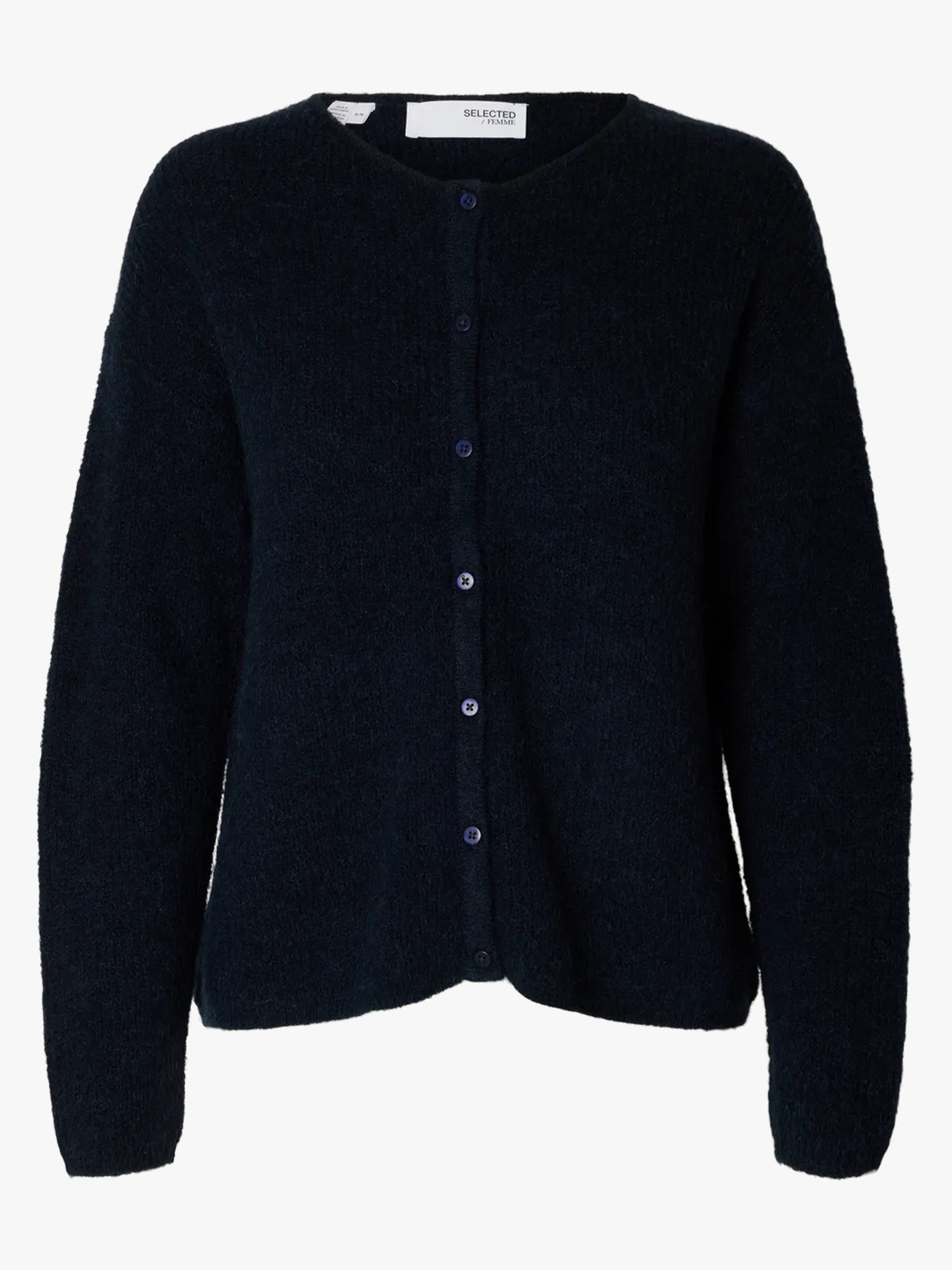 Sia Ras Long Sleeve Knit O-Neck Cardigan