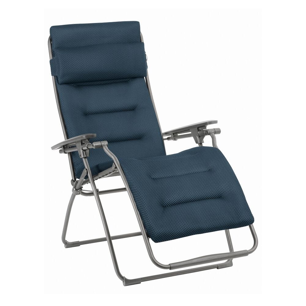 Gepolsterte Zero-Gravity-Relaxliege Futura BeComfort® Blau Bleu Encre