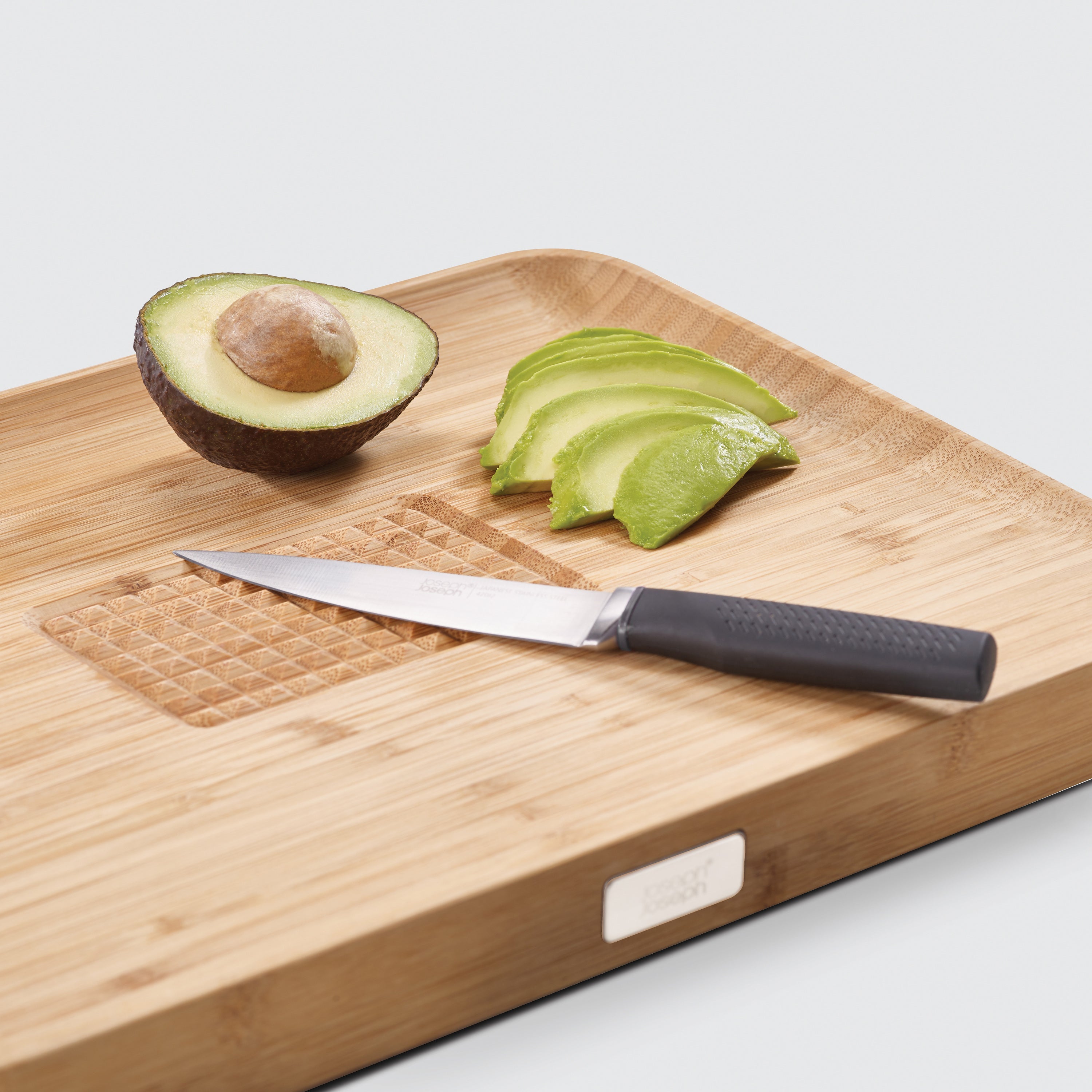 Joseph Joseph Cut & Carve Snijplank - Bamboo