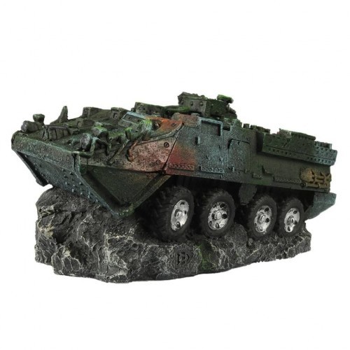 Tanque Stryker para decoração de aquário, verde