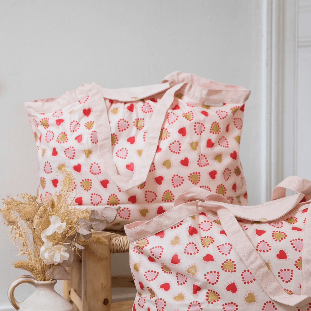 Sac Cabas Moyen Petits Coeurs