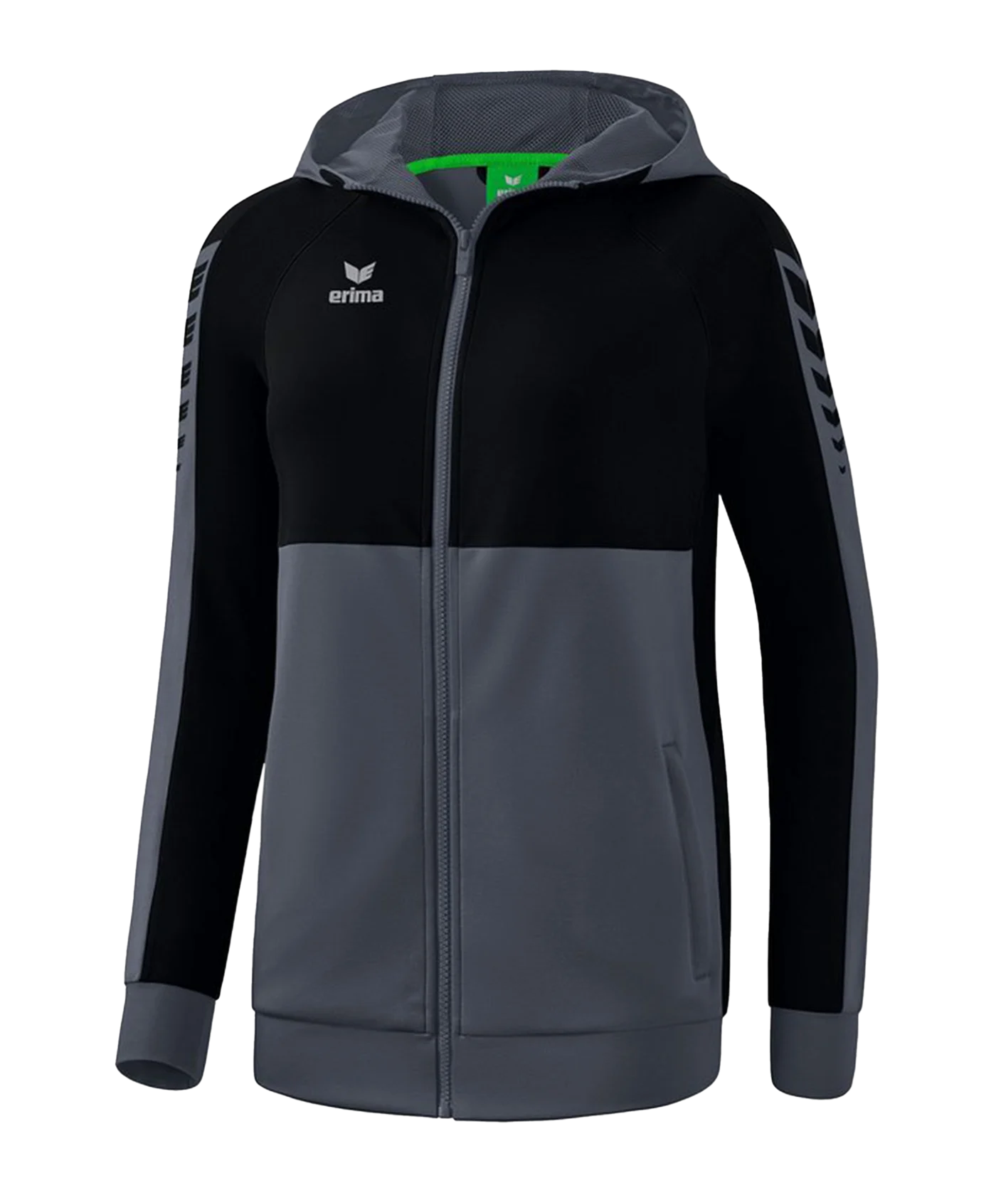 Erima Six Wings Kapuzenjacke Damen Grau