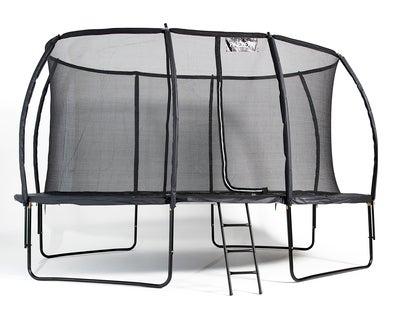 Pinepeak Trampoline inkl. Sikkerhetsnett 274x396 cm, Svart