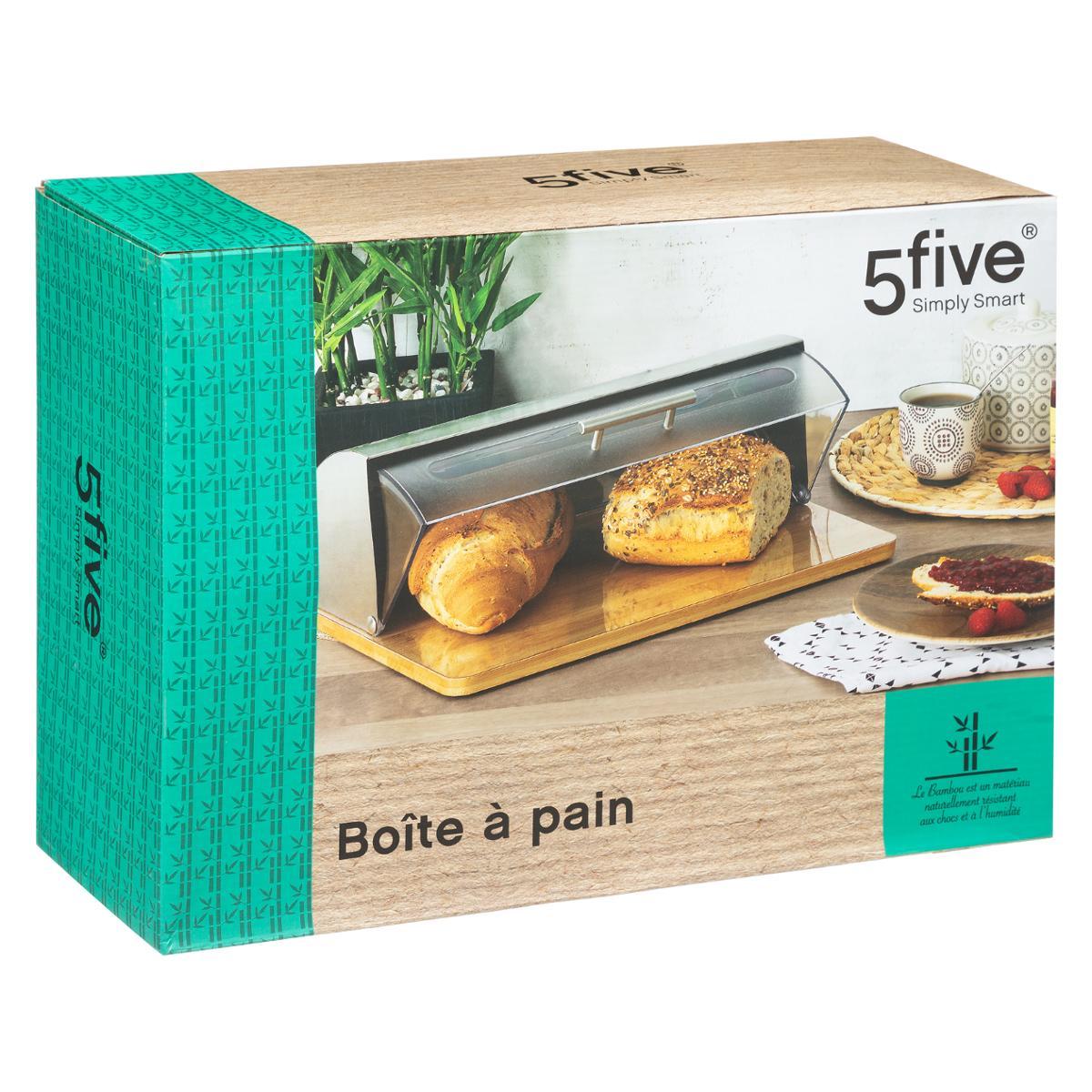 BOITE A PAIN INOX BASE BAMBOU