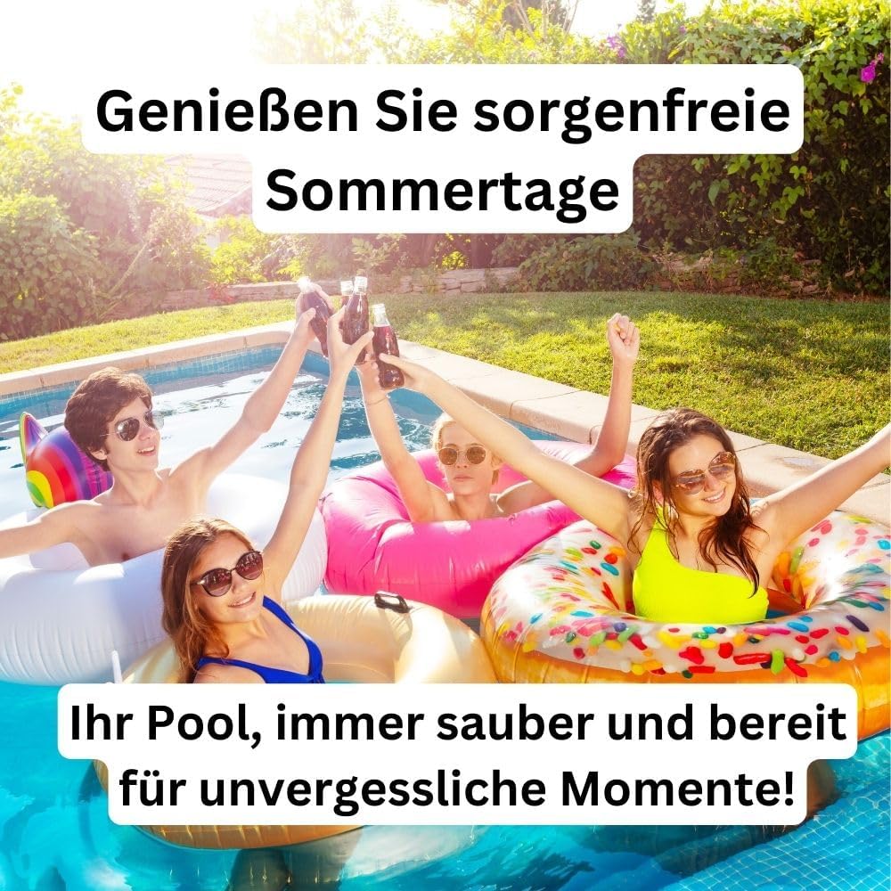Poolfolie SonaLiner Rund für Rundpool in verschiedenen Größen und Farben geeignet für Stahlwand Rundbecken (blau, Ø 350 x 120 cm | 0.8 mm | Einhängebiese)