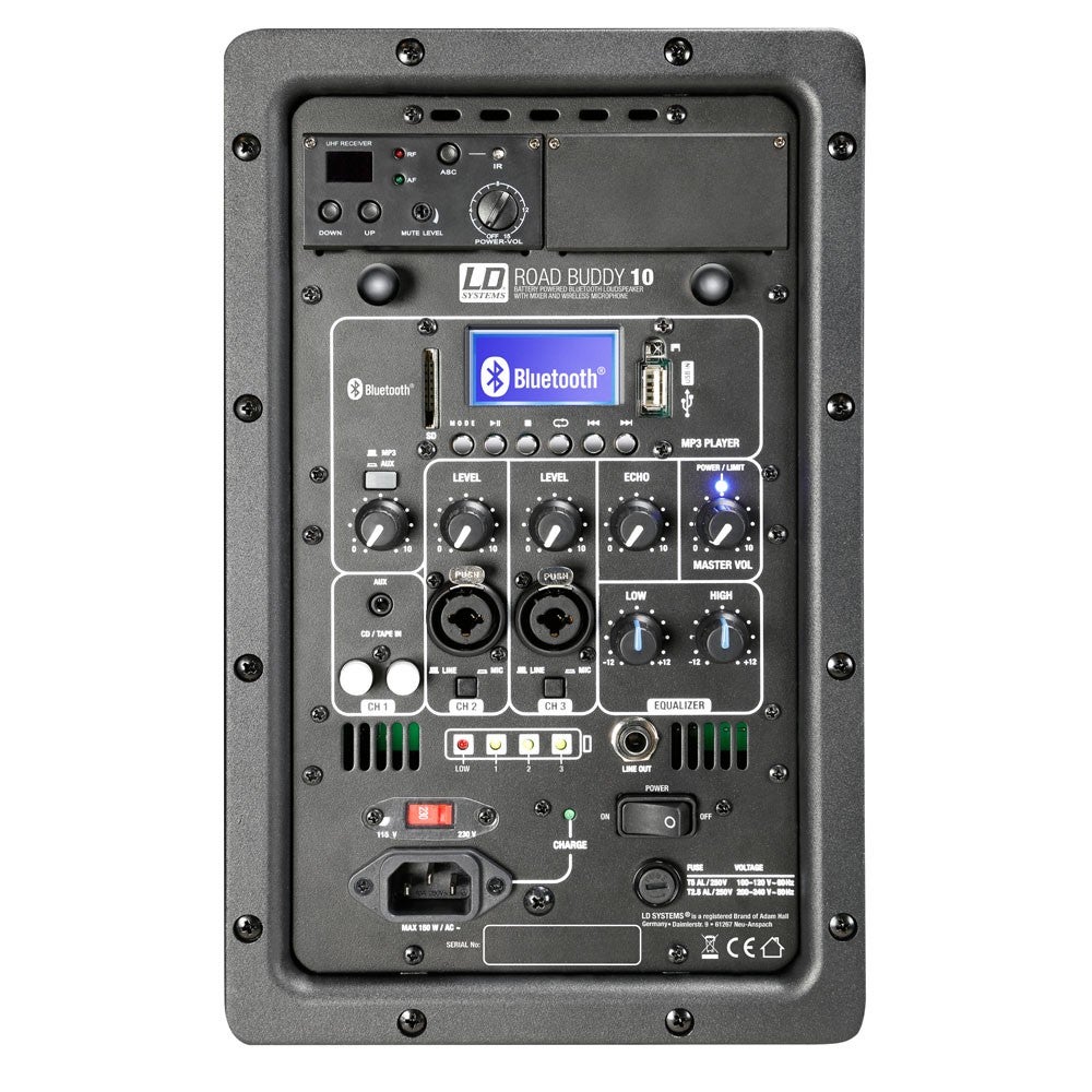 LD Systems ROADBUDDY 10 HS B5 draadloze mobiele accu luidspreker 584 - 607 MHz