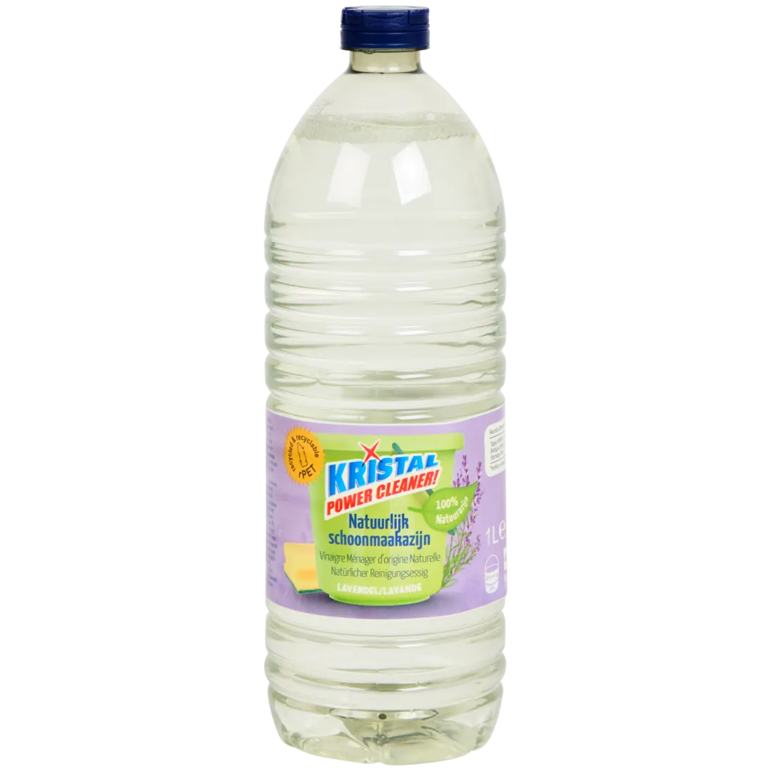 Kristal natuurlijk schoonmaakazijn Lavendel 1 liter