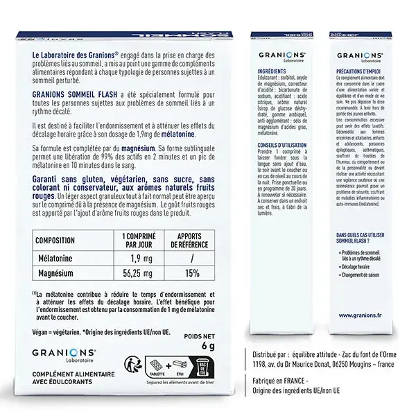 Granions Somdor+ Flash 20 comprimés