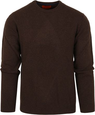 Suitable Pullover Wol O-Hals Bruin LMBS-O-21 64423 kopen