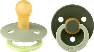 BIBS Studio Colour Fusion Smokk 2-Pakk Str 1, Sage Hunter Green mix