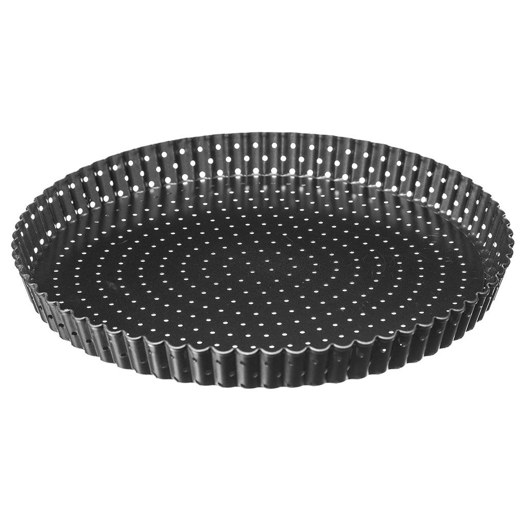 Moule à tarte en métal fond amovible D 28cm