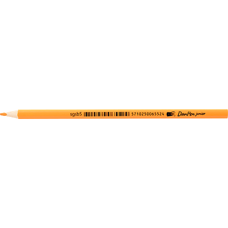 Danpen junior regular farveblyant - lys orange